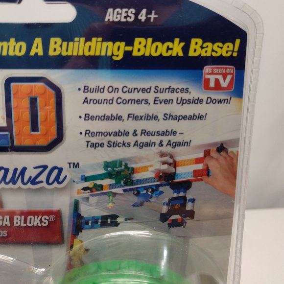 NWT! Build Bonanza Building Base Tape - Works with Lego & Mega Bloks! - Picture 4 of 5
